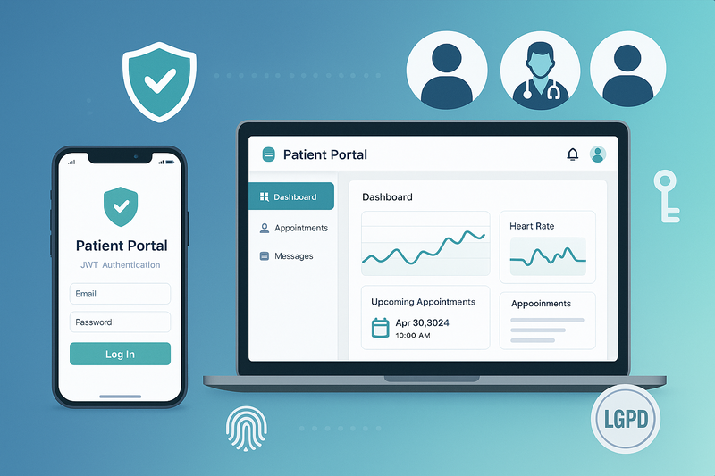 Sistema de Autenticação e Área do Paciente 🔒